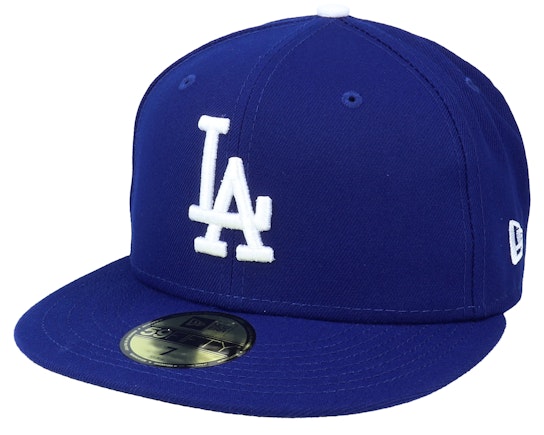 New Era כובע Los Angeles Dodgers Acperf EMEA 59FIFTY Royal/White Fitted